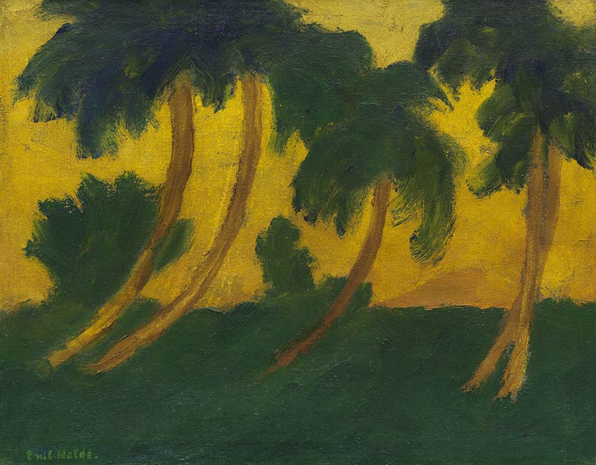 emil nolde palmen 1915