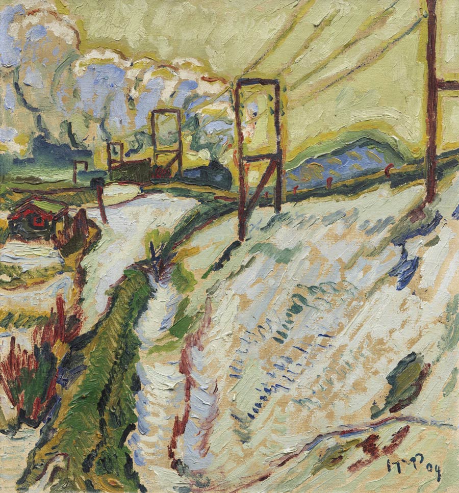 hermann max pechstein maerzenschnee