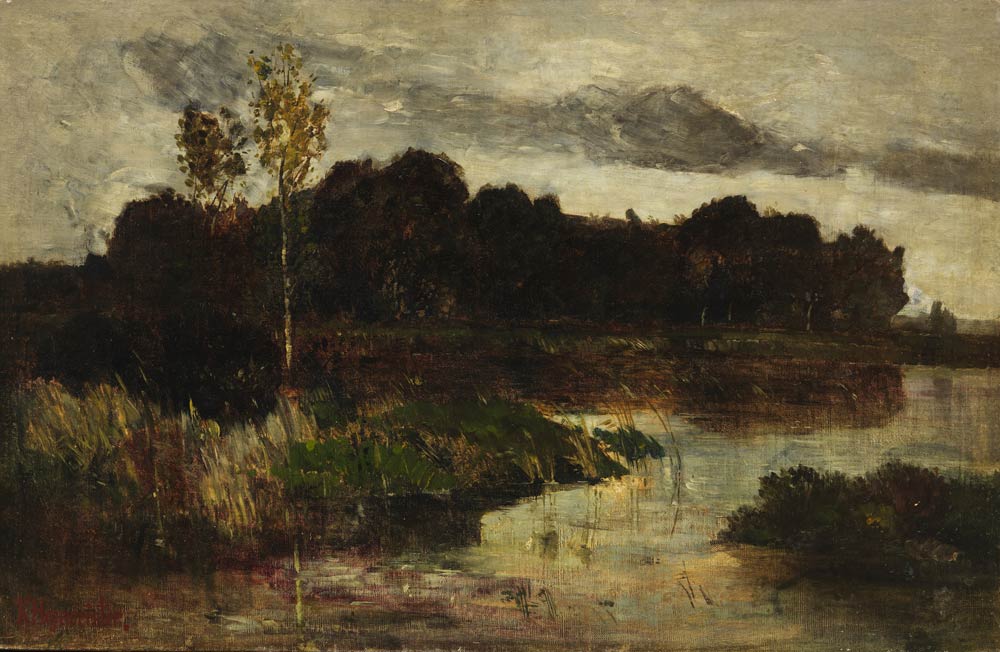 Gemälde von Karl-Hagemeister Maerkische-Landschaft