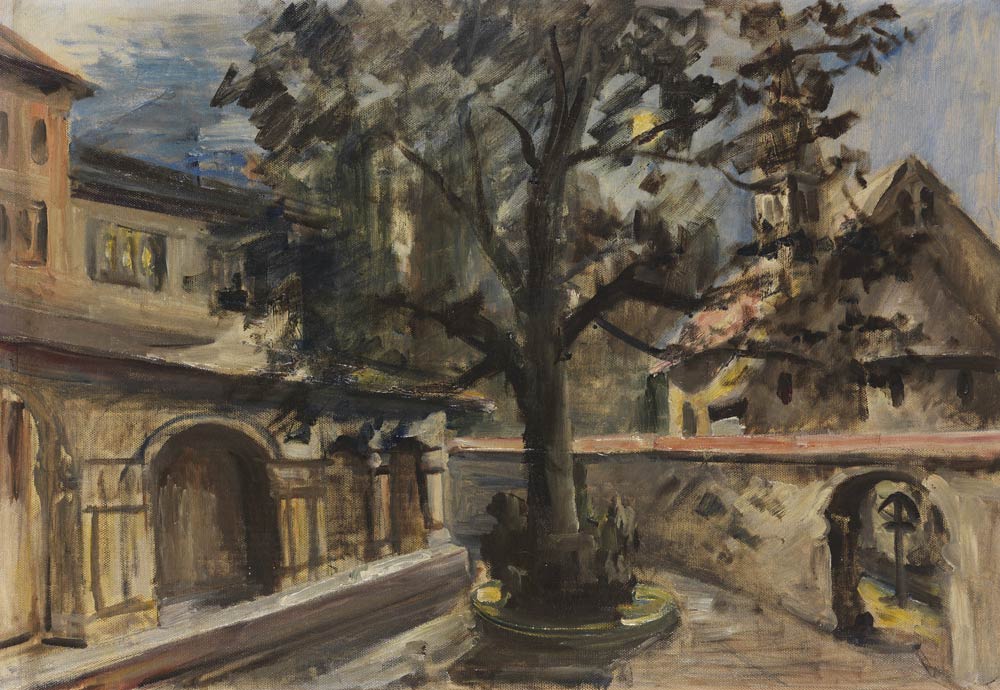 Gemälde Lovis Corinth Klostergarten