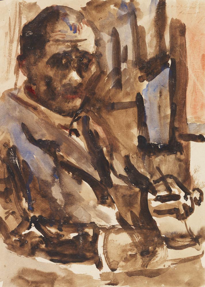 Gemälde: Lovis Corinth: Selbstbildnis