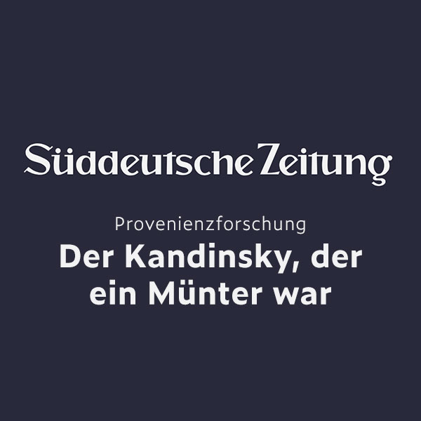 Süddeutsche Zeitung: Der Kandinsky, der ein Münter war sz der kandinsky der ein muenter war